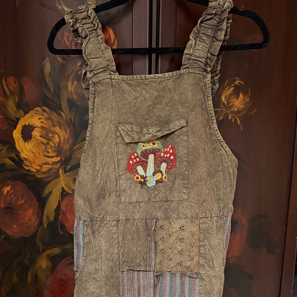 Earthbound Trading Co Mushroom Overalls